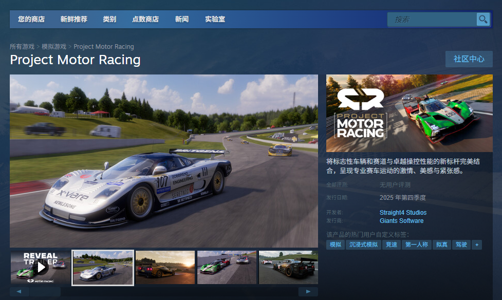 《Project Motor Racing》下載安裝教程介紹
