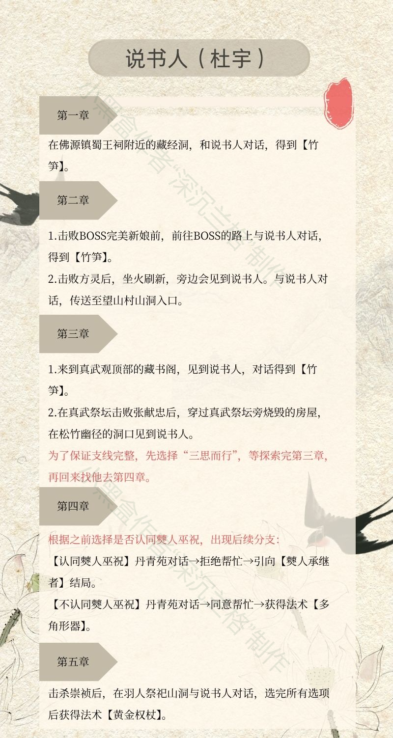 《明末：淵虛之羽》全支線任務(wù)攻略分享