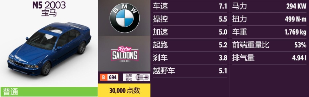 《地平线5》宝马全收集指南