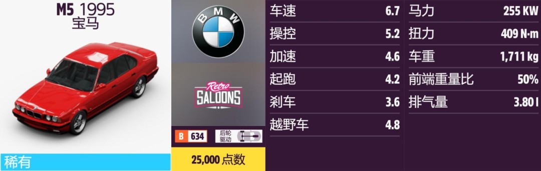 《地平线5》宝马全收集指南