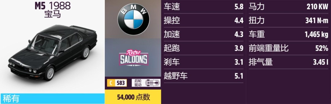 《地平线5》宝马全收集指南