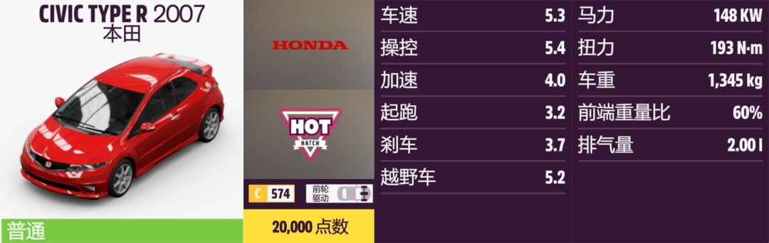 《地平线5》本田全收集指南