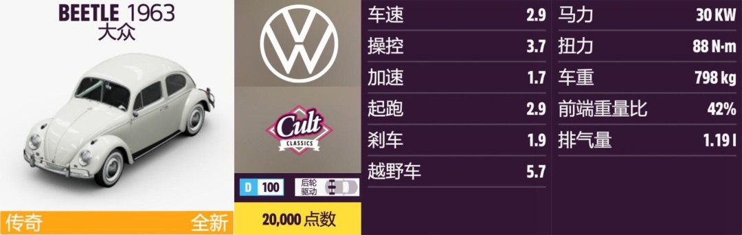 《地平线5》大众全收集指南