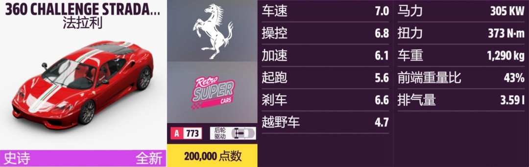 《地平线5》法拉利全收集指南