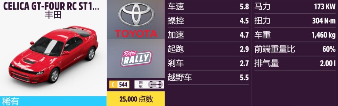 《地平线5》丰田全收集指南