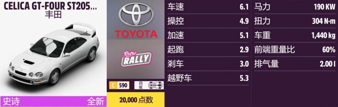 《地平线5》丰田全收集指南