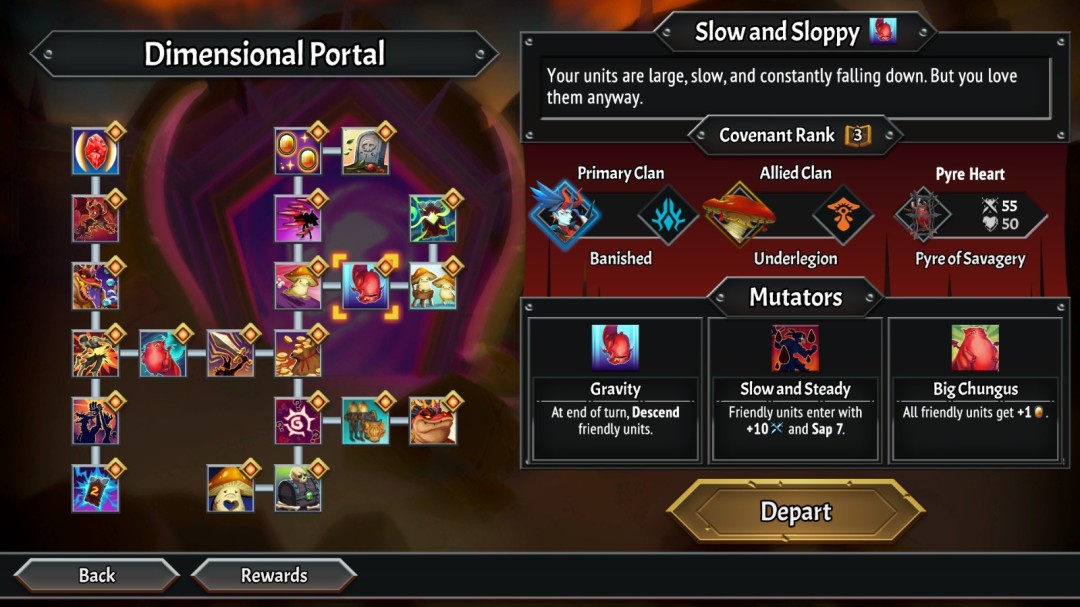 《怪物火车2》缓慢而粗糙挑战介绍