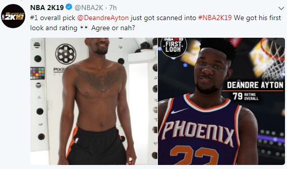 《NBA 2K19》2018届新秀状元榜眼探花才能值支布