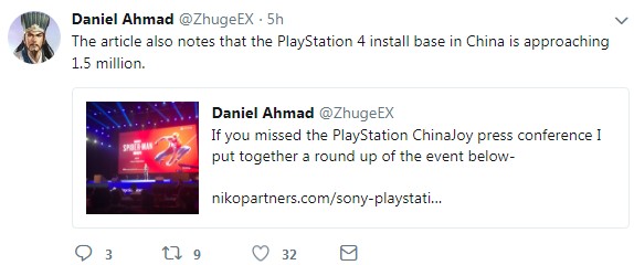 中国PS4拆机量接近150万台 索僧会持绝固定发先天位