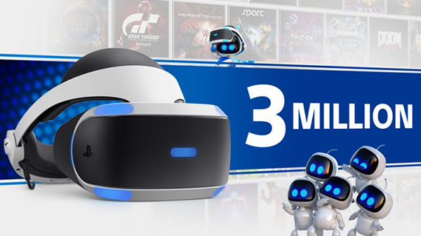 最受悲迎的VR装备!索僧PSVR销量冲破300万套