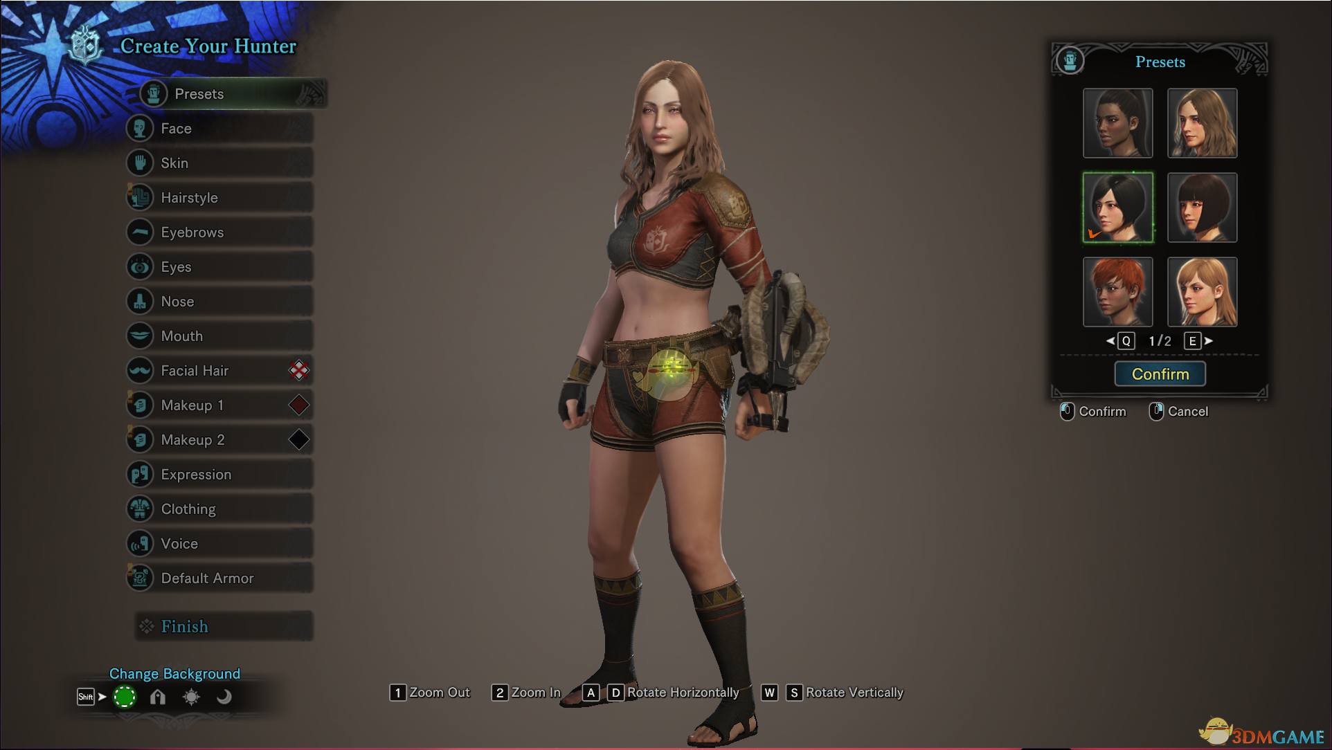 《怪物猎人：世界》女性NPC角色预设脸MOD