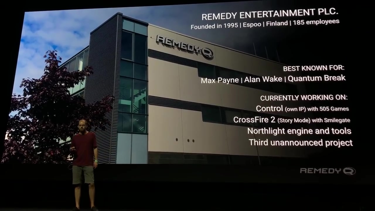 除两个已知项目中 Remedy借正在开支1款已支布游戏