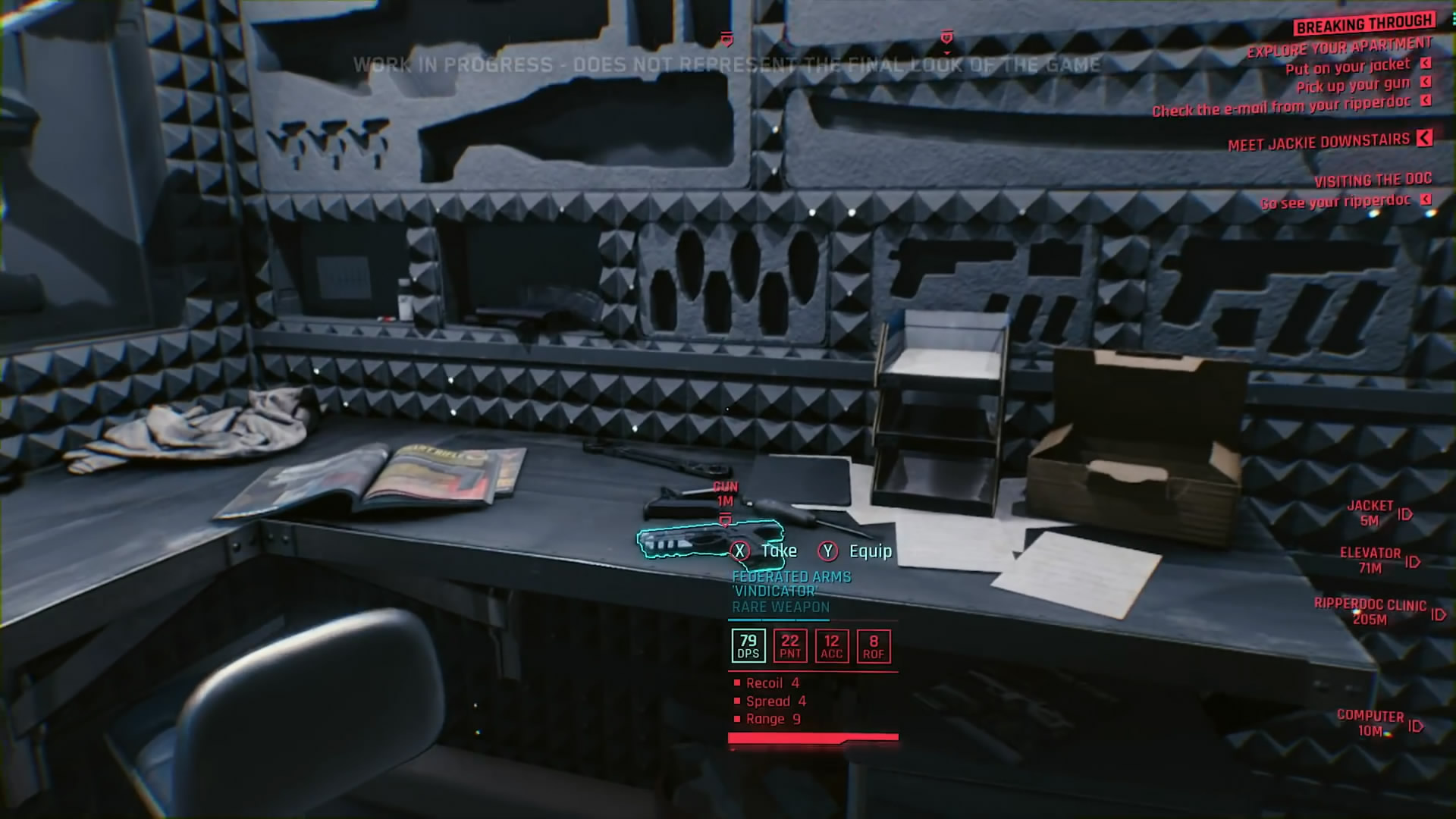 《赛博朋克2077》演示内容分析 满是RPG味道的装备系统