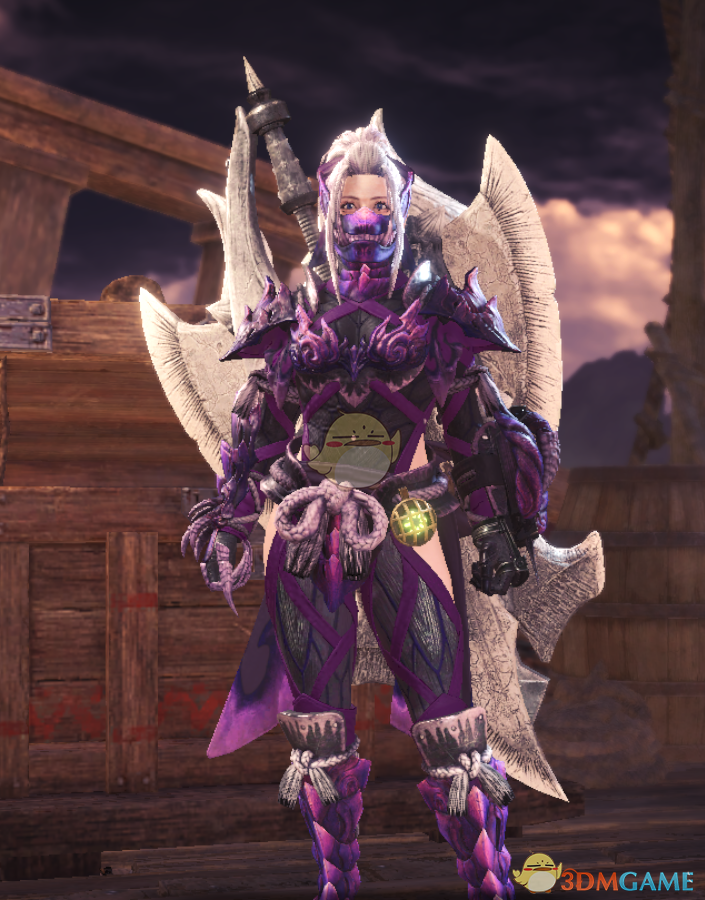 《怪物猎人：世界》紫色惨爪龙套装MOD