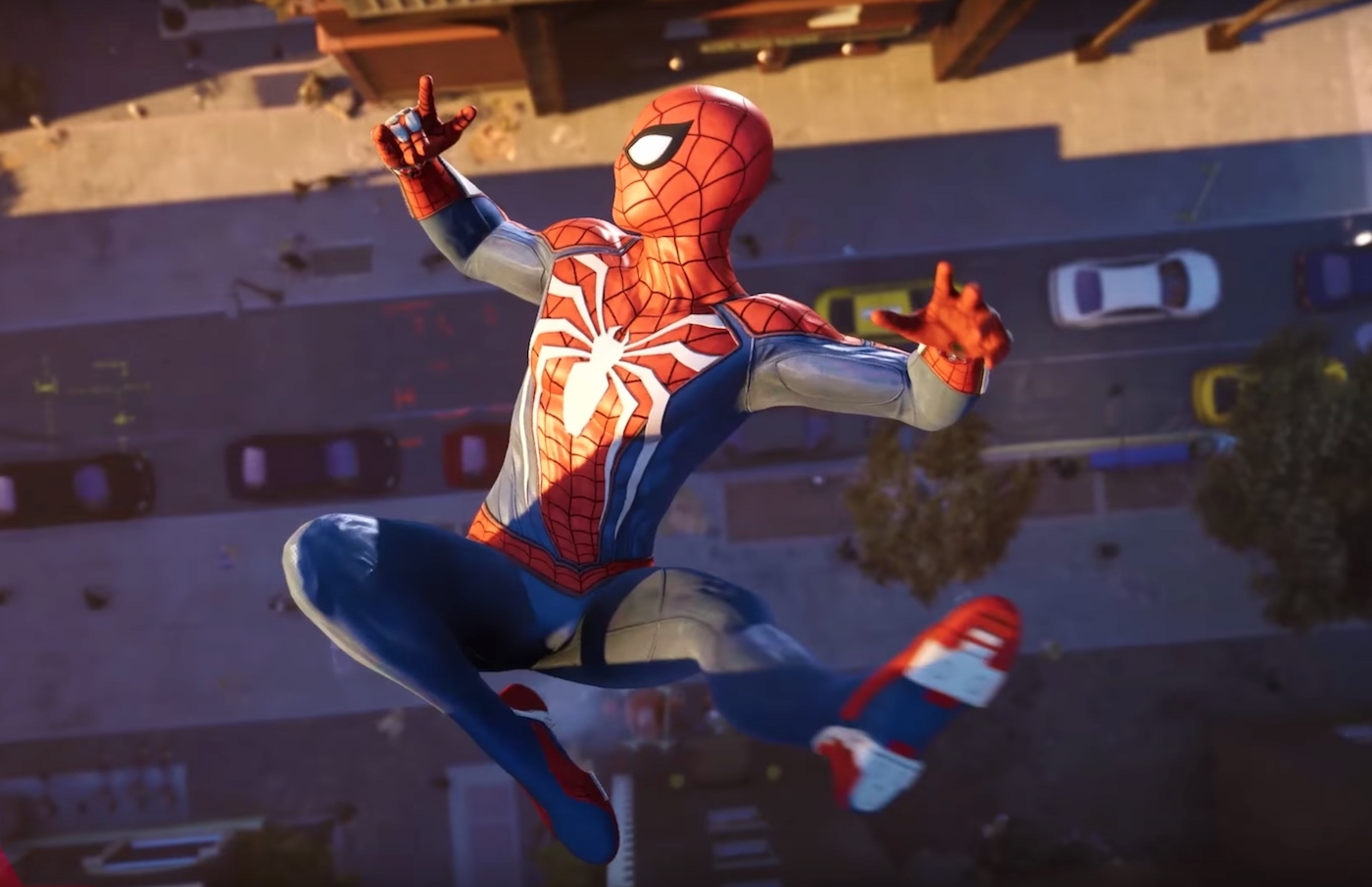 《蜘蛛侠》即将发售 索尼PlayStation总部挂出巨蜘蛛网