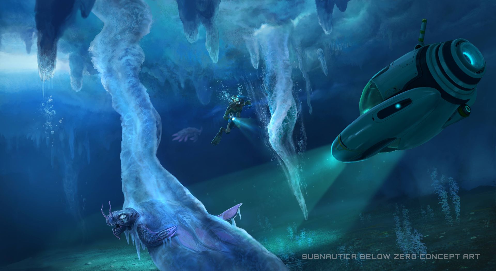 《深海迷航：冰里之下》新扩大包支布 冰天雪地新冒险