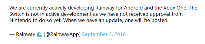 赚足眼球便跑！眼球C游有止Rainway决心声张PC游戏NS玩却出有止