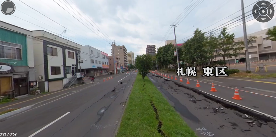 另1番感受！NHK放出最新360度VR北海讲震后街景