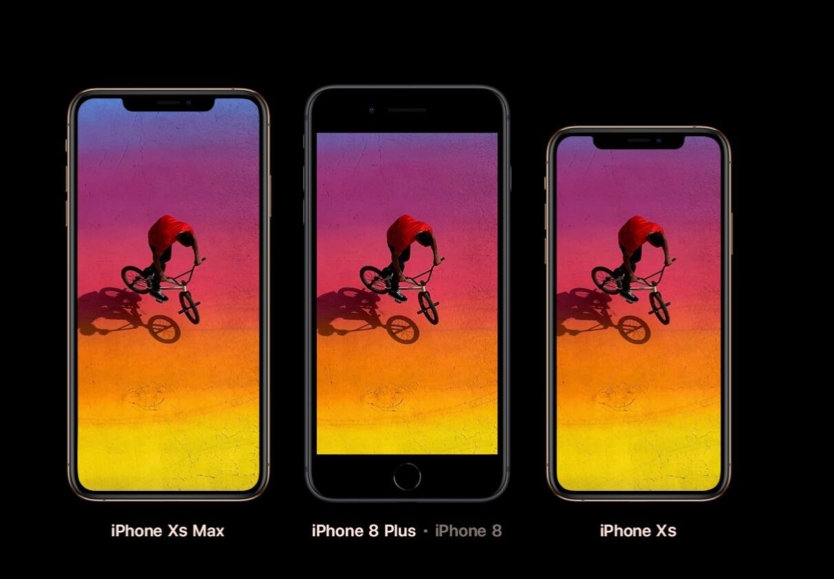 iPhoneXS/XS Max实机图赏：6.5寸屏幕 颜值战足感粗彩