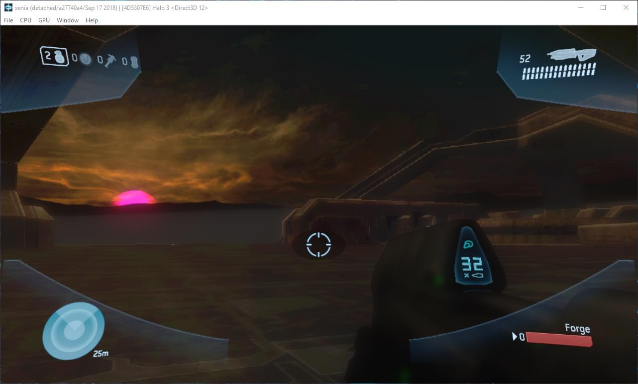 Xbox 360摹拟器Xenia现支持DX12 《光环3》截图展现