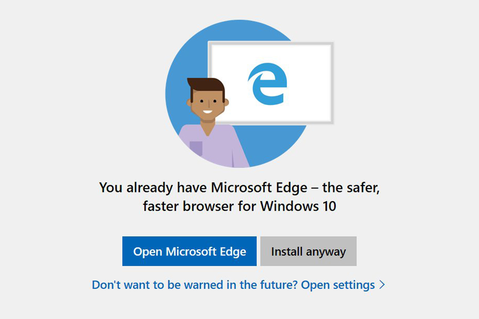 微软去掉了Win10安装Chrome/Firefox时的警告