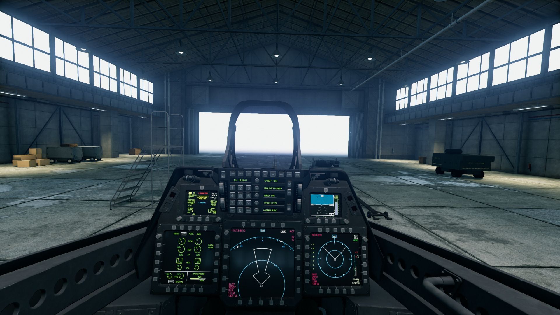 TGS 2018:《皇牌空战7:未知空域》VR模式截图
