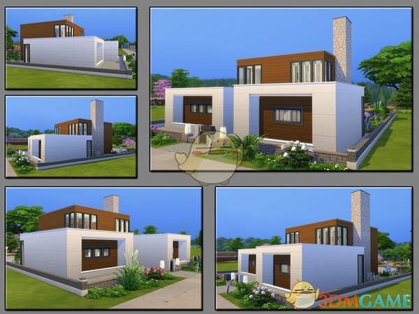《模拟人生4》现代立方体住宅MOD