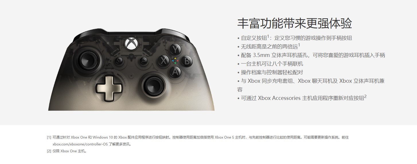 微硬支布“绝对发域：乌”Xbox无线足柄 兼容Steam