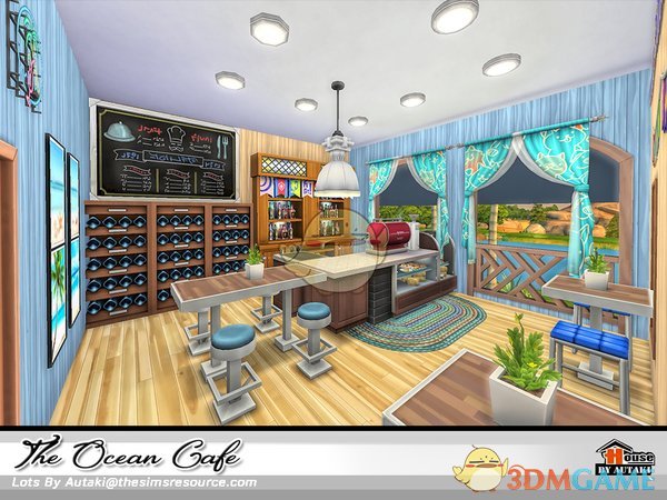  《模拟人生4》海边的咖啡馆MOD