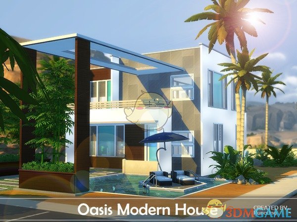《模拟人生4》绿洲现代小型住宅MOD