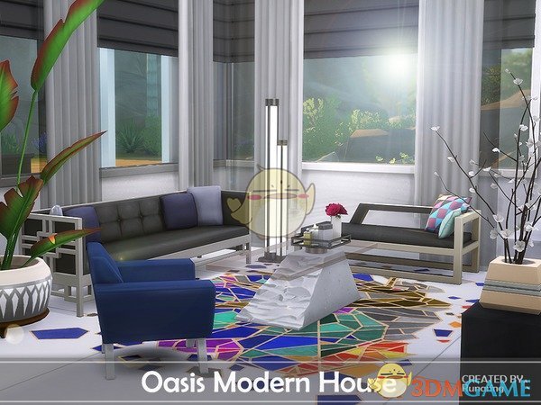 《模拟人生4》绿洲现代小型住宅MOD