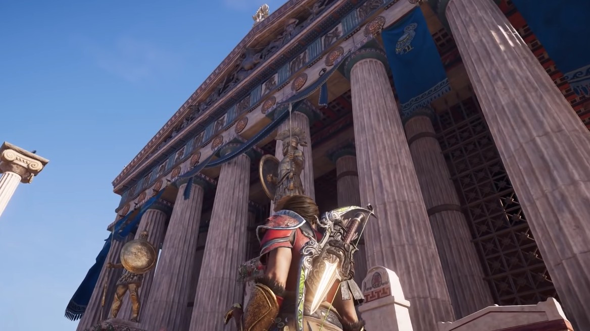 神还原 《刺客信条：奥德赛》游戏内古希腊场景与现实视频对比