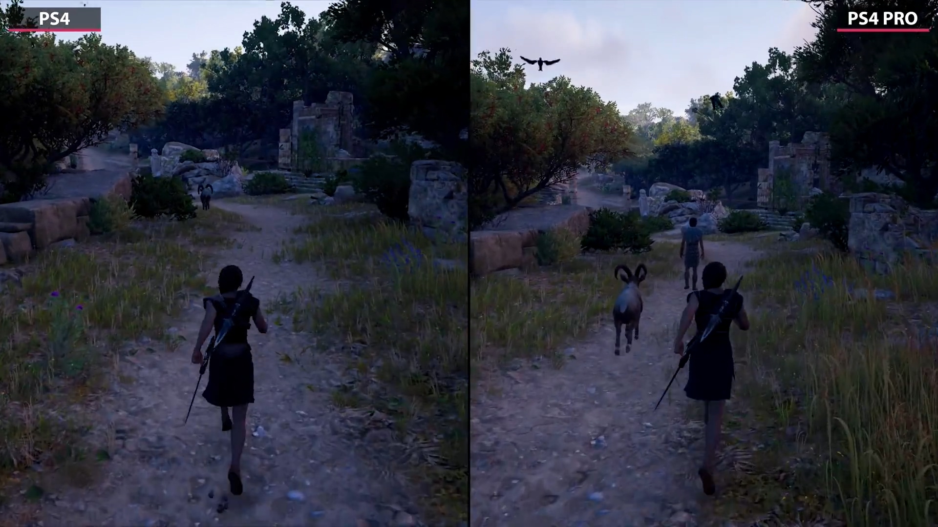 没有明显差别：《刺客信条：奥德赛》PS4和PS4 pro画面、帧数对比