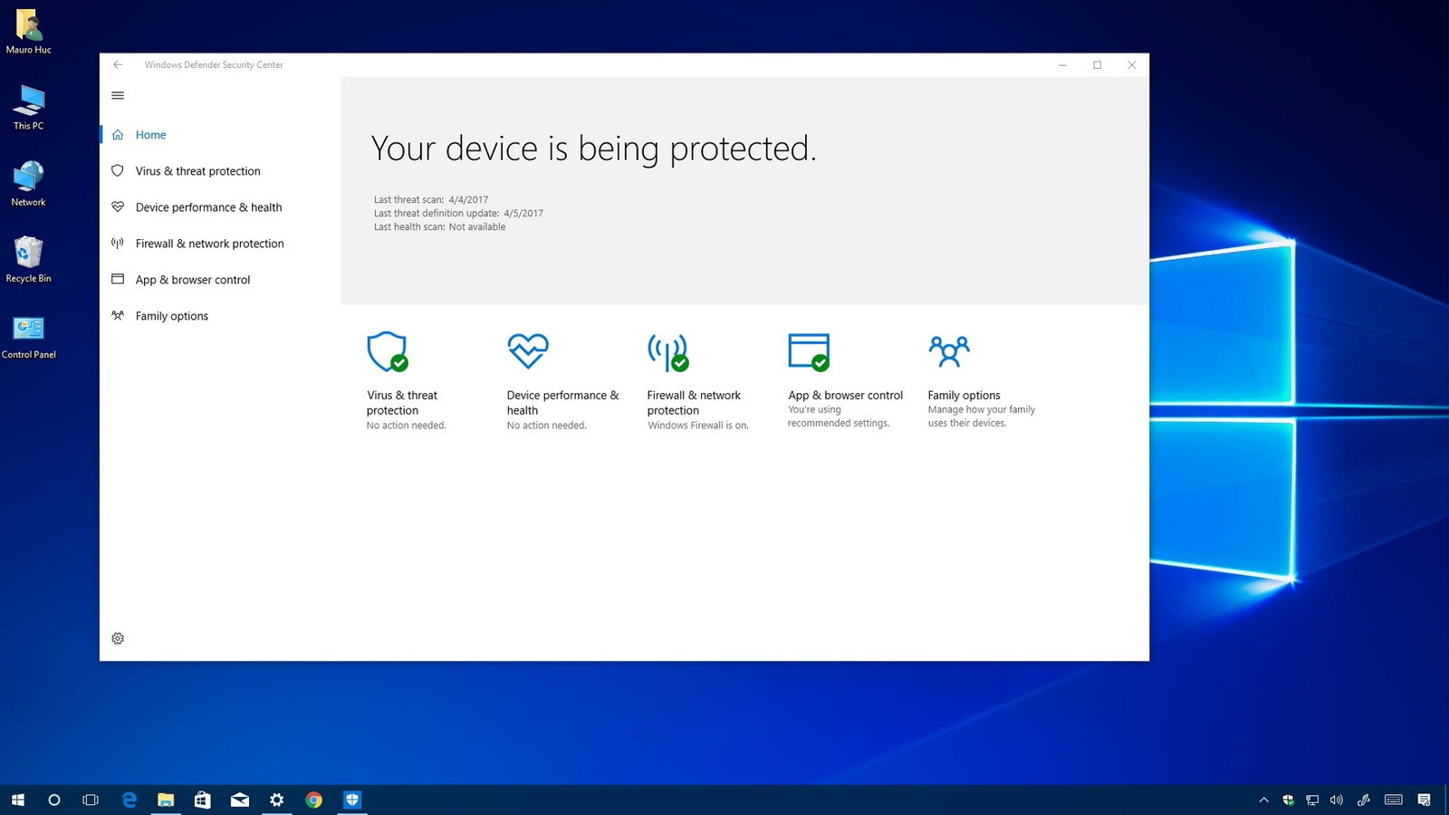 Windows Defender止将成为最好Win10防病毒硬件