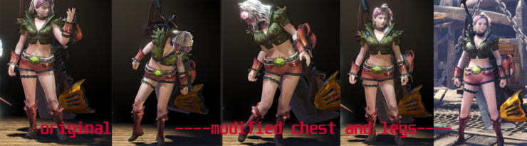 《怪物猎人：世界》新MOD 女角色胸腿优化更撩人