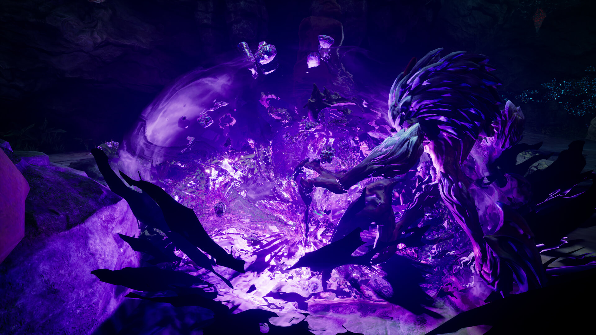 《暗黑血统3》新截图发 紫色“力量怒神”形体曝光
