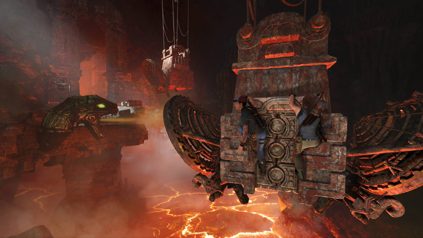 《古墓丽影：暗影》首个DLC“熔炉”公布 截图曝光、下月发售