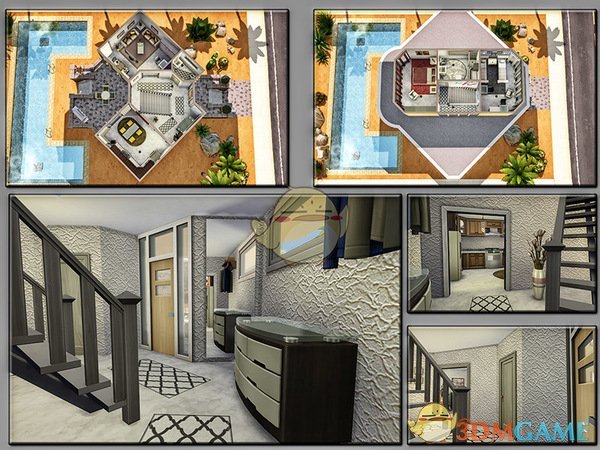 《模拟人生4》绿洲双层住宅MOD