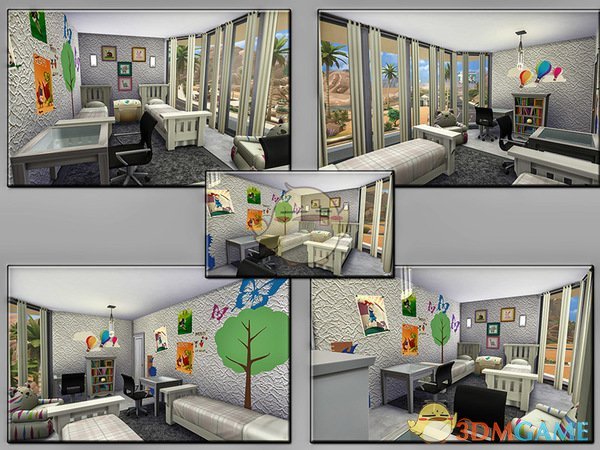 《模拟人生4》绿洲双层住宅MOD