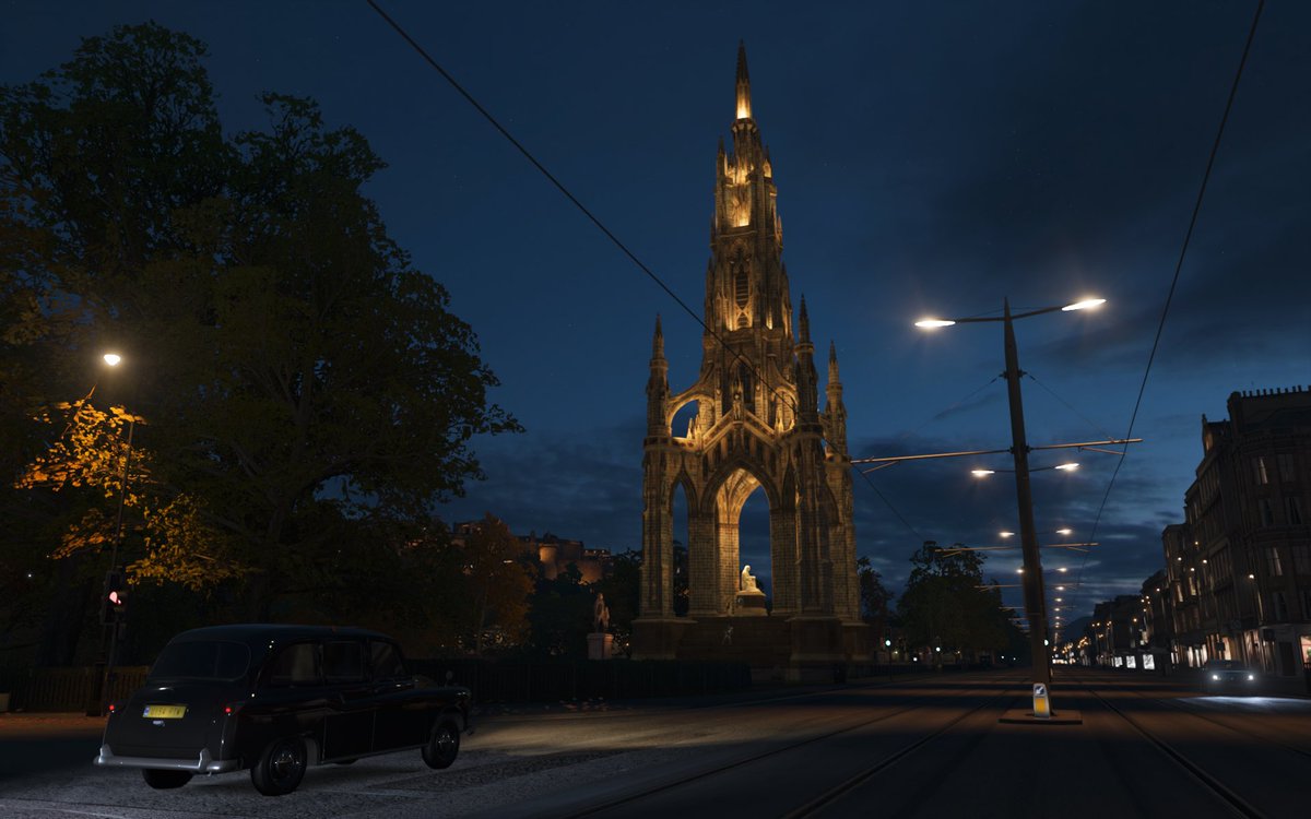 《极限竞速：地平线4》游戏与现实对比 画面以假乱真