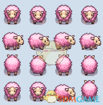 《星露谷物语》粉红色的小绵羊MOD
