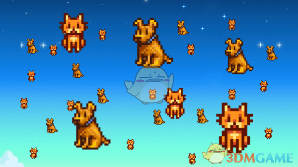 《星露谷物语》无限的猫猫狗狗MOD