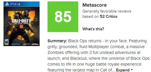 《使命召唤：黑色行动4》IGN8.5分 三剑合一带来精彩体验