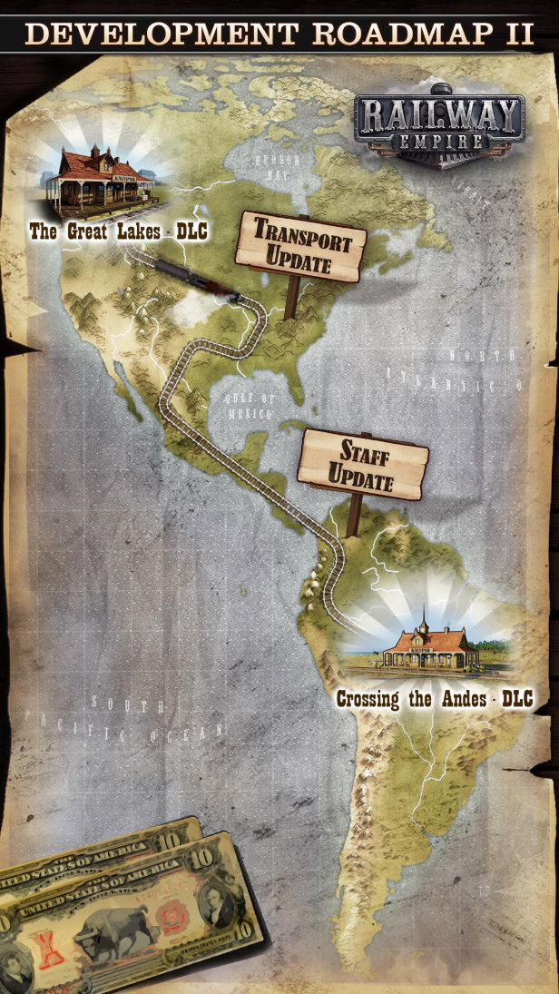 《铁路帝国》DLC“穿越安第斯山脉”现已上线
