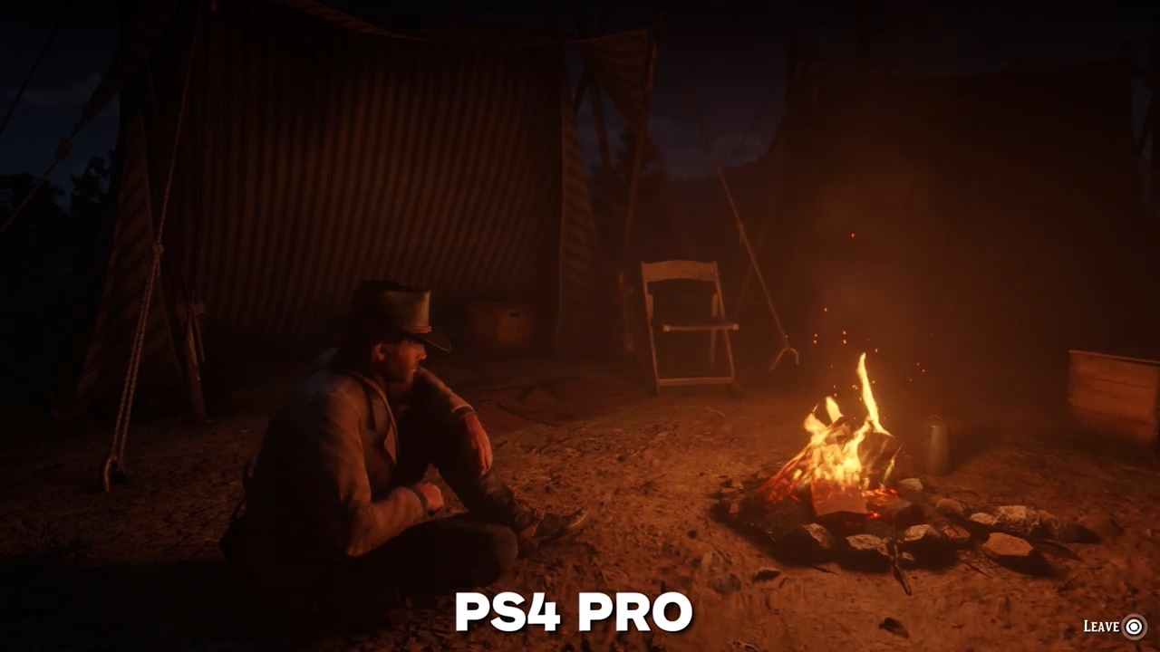 《荒野大镖客2》Xbox One和PS4画面对比