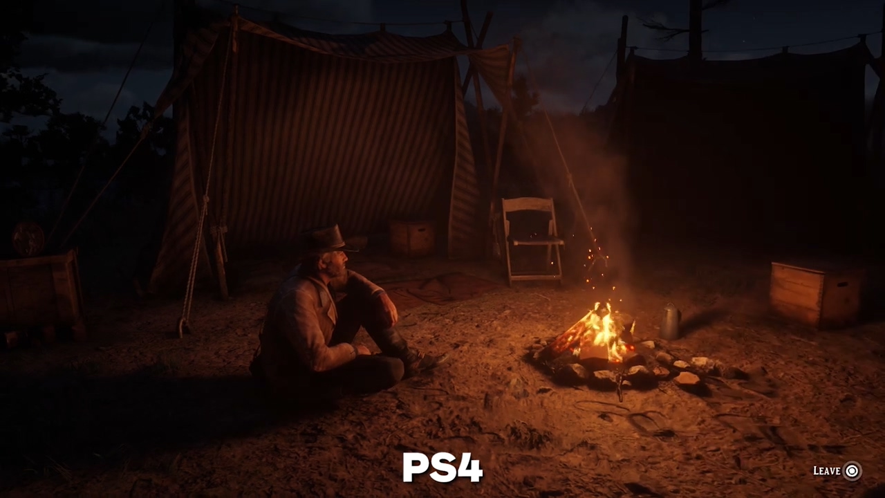 《荒野大镖客2》Xbox One和PS4画面对比