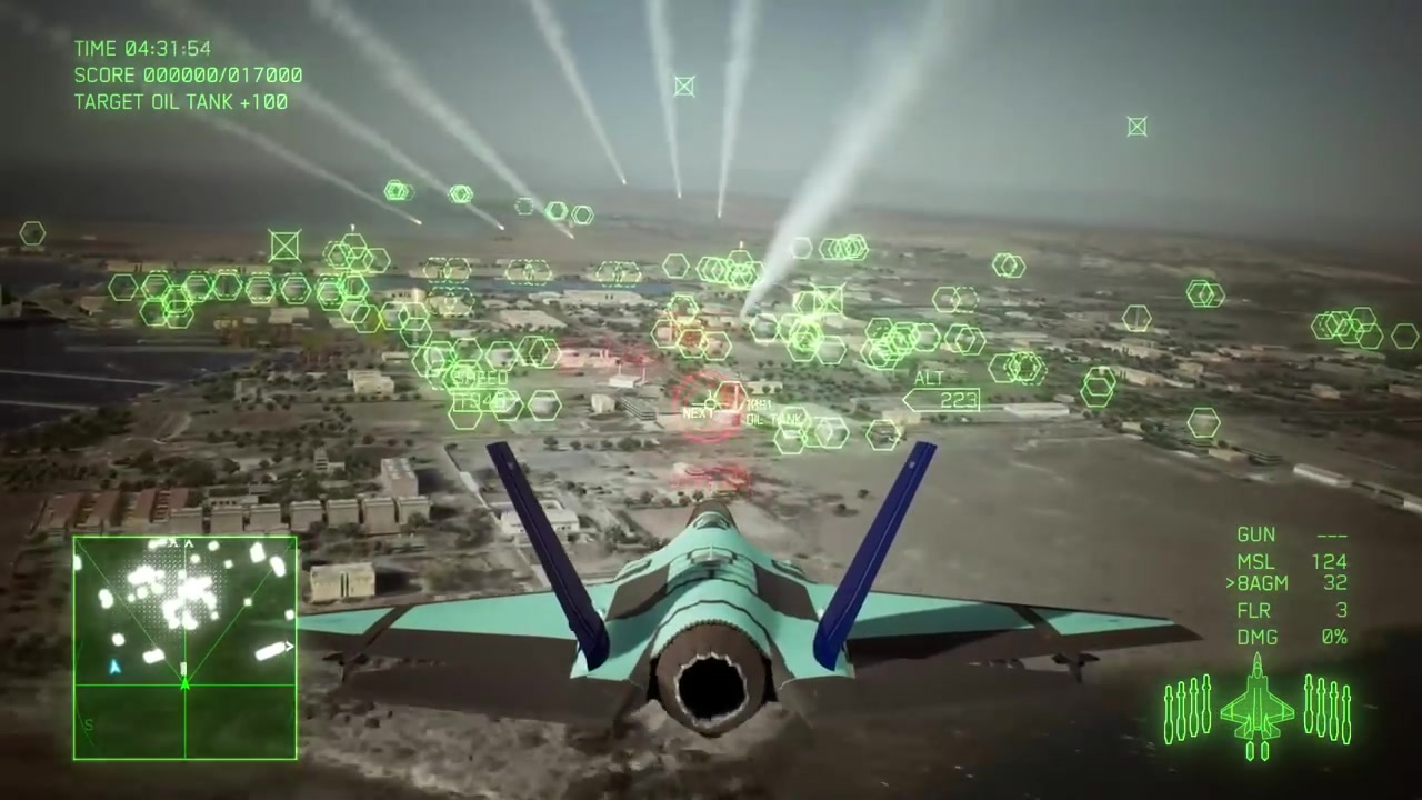 《皇牌空战7：未知空域》新视频展示战机自定义