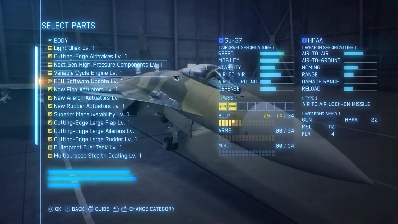 《皇牌空战7：未知空域》新视频展示战机自定义