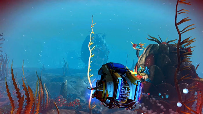 《无人深空》1.71更新支布 玩家探究海底世界更爽了