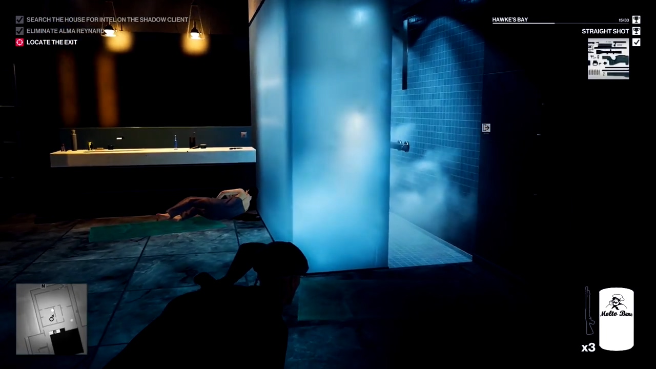《杀手2》头17分钟演示 专业难度展示第一个任务